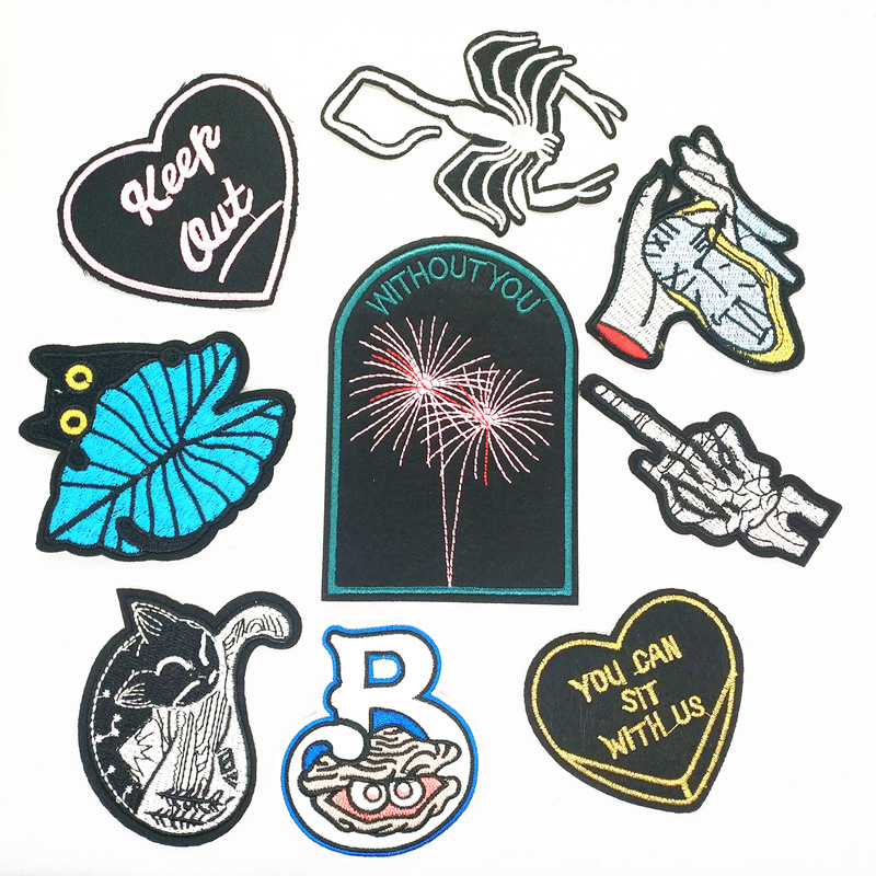 embroidery cloth sticker badge Patches clothing accessories badge can be sewn and ironed