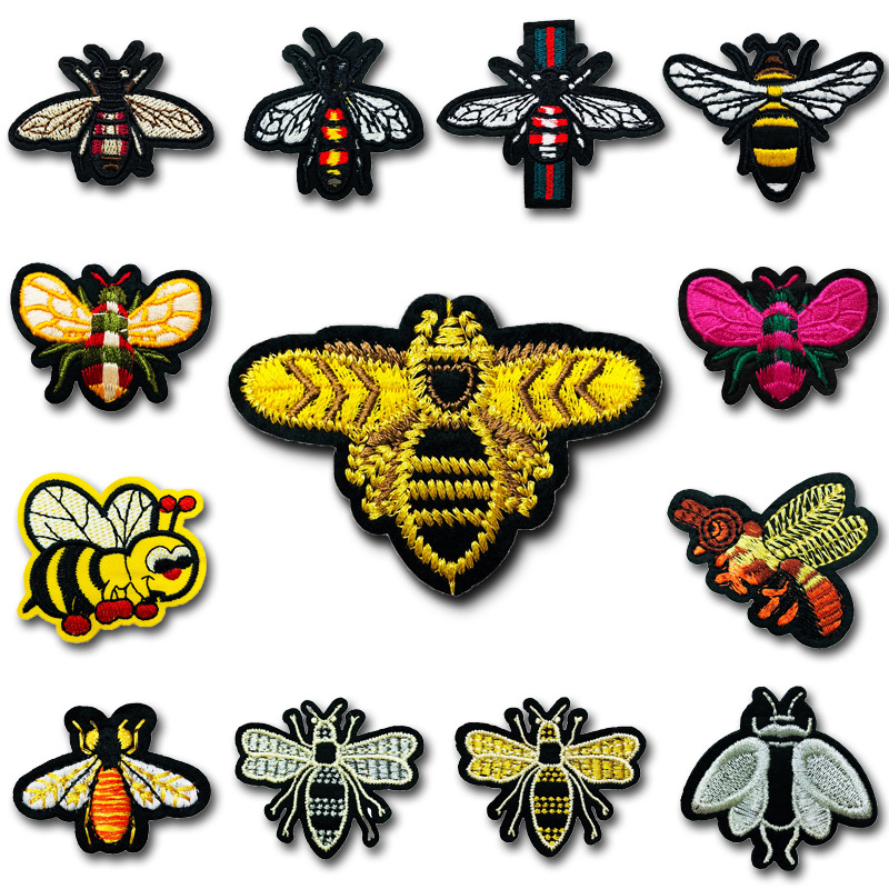 cloth sticker embroidery dung beetle embroidery label clothing accessories badge Patches sticker