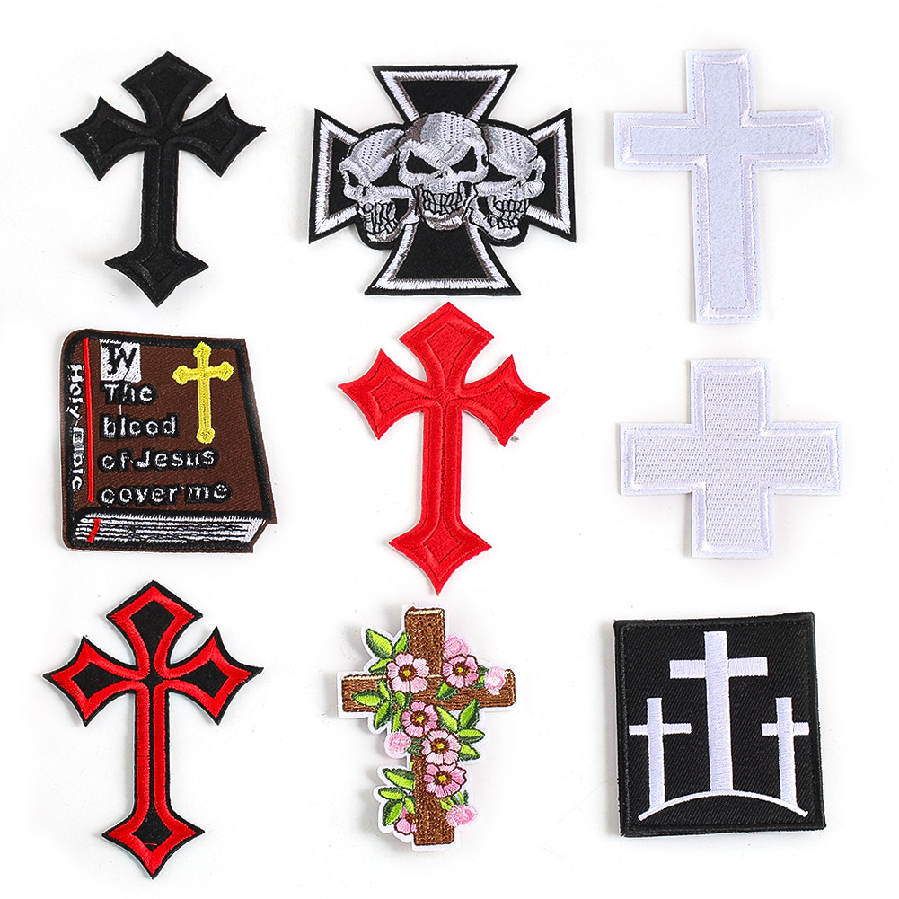 embroidery cloth sticker skull Patches sticker style clothing accessories adhesive decorative sticker DIY