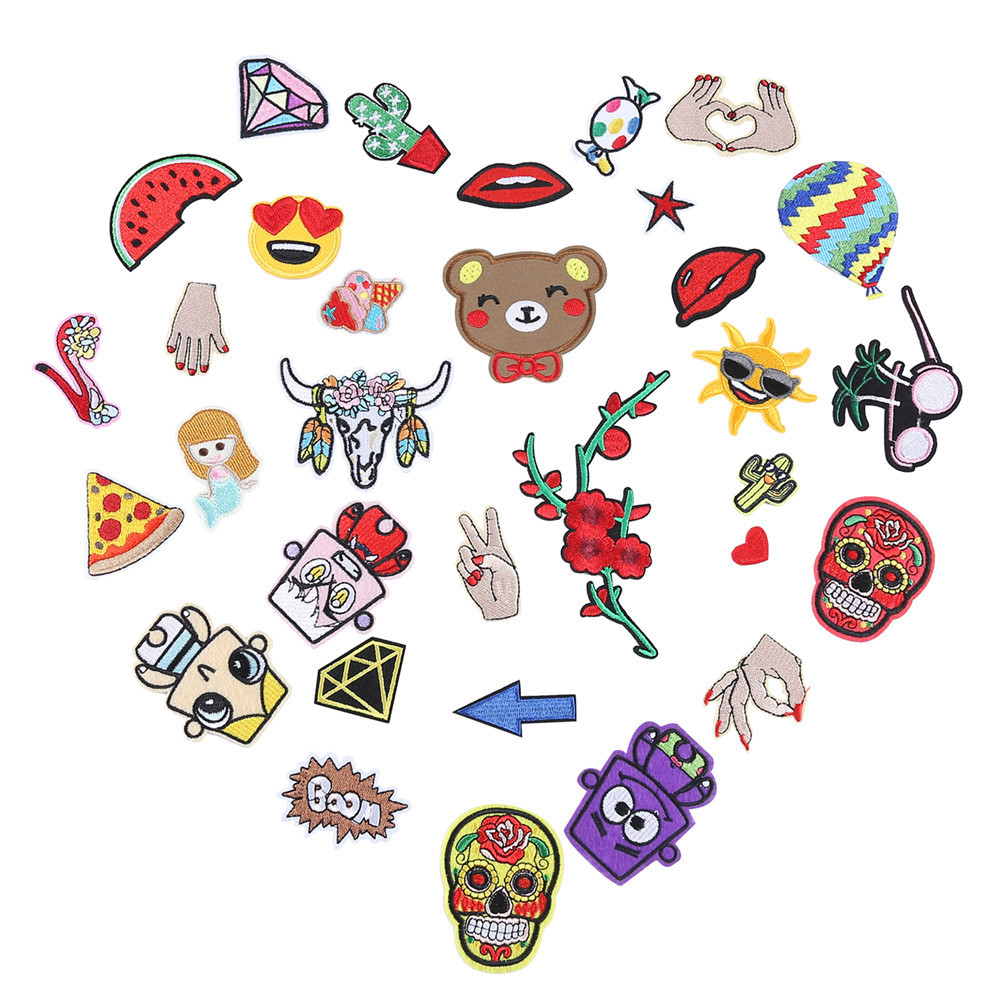 animal embroidery sticker hat sock clothes Patches sticker ironing embroidery hole Patches decorative sticker