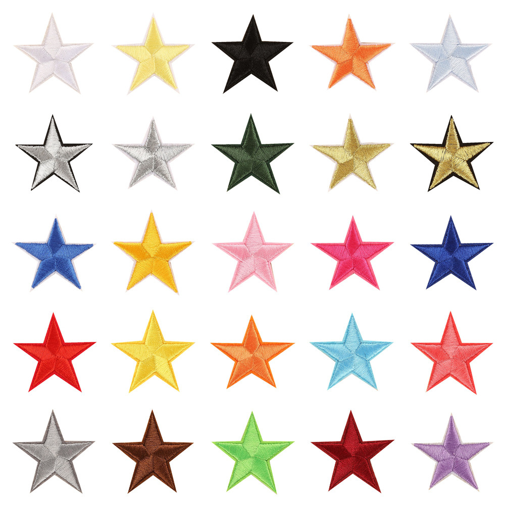 embroidery Patches sticker badge cloth sticker clothing accessories embroidery cloth sticker can be ironed 4.4 * 4.4CM.