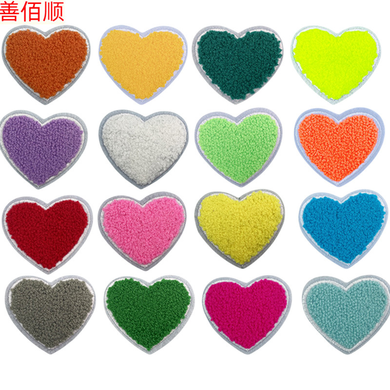 Valentine's Day Love Cloth Sticker Felt Bottom Patches Sticker Clothing Accessories Badge Sticker Embroidery