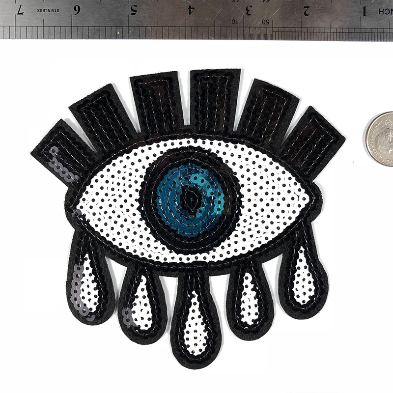 Eyecloth sticker ancient Egyptian eye totem pile eye of civilization trial DIY embroidery patch
