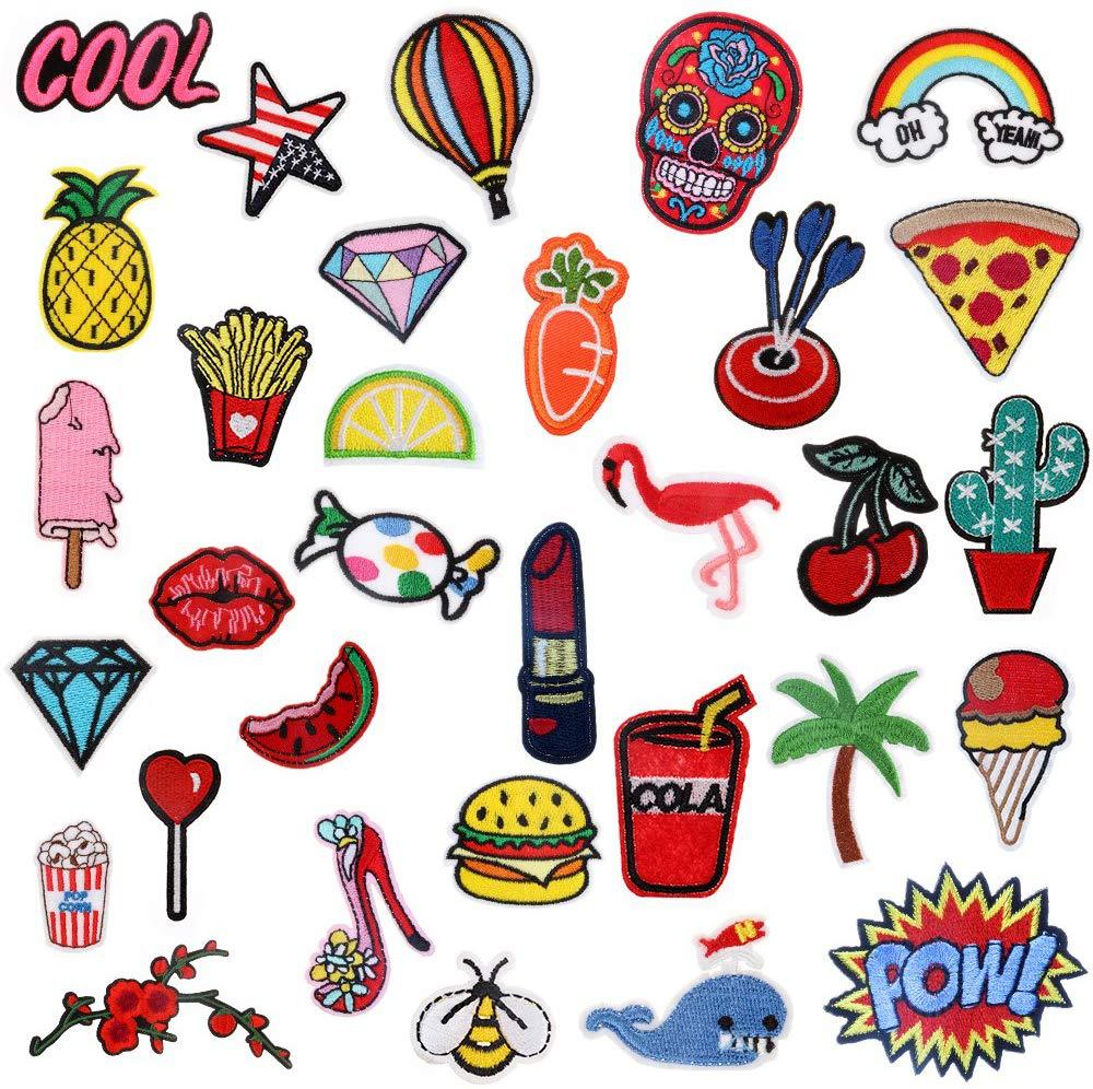 cartoon cloth sticker embroidery Patches sticker clothing decoration repair DIY broken beanie sticker can be ironed and sewn