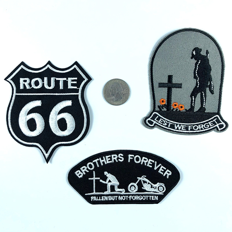 Forever Brothers Motorcycle Clothing Accessories Adhesive Cloth Sticker