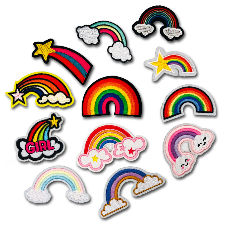 embroidery iron on patches badges clothing Patches stickers badges