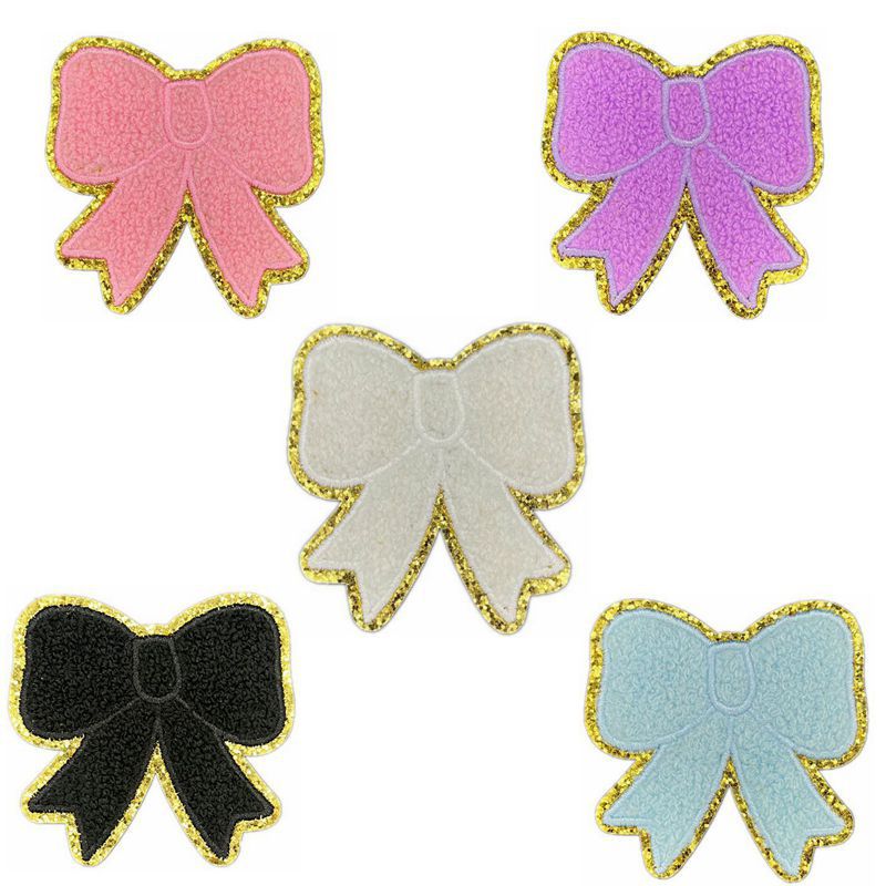 Colorful embroidery clothes luggage shoes embroidery cloth sticker self-adhesive