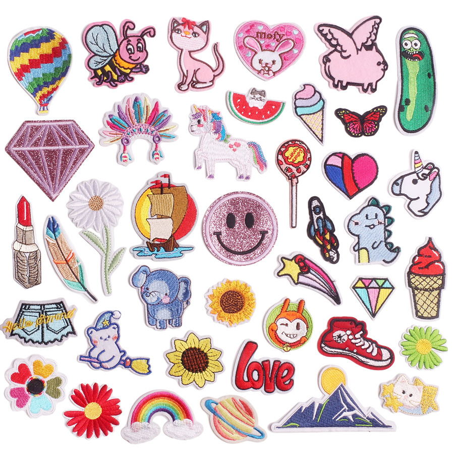 cartoon cloth sticker package Patches sticker