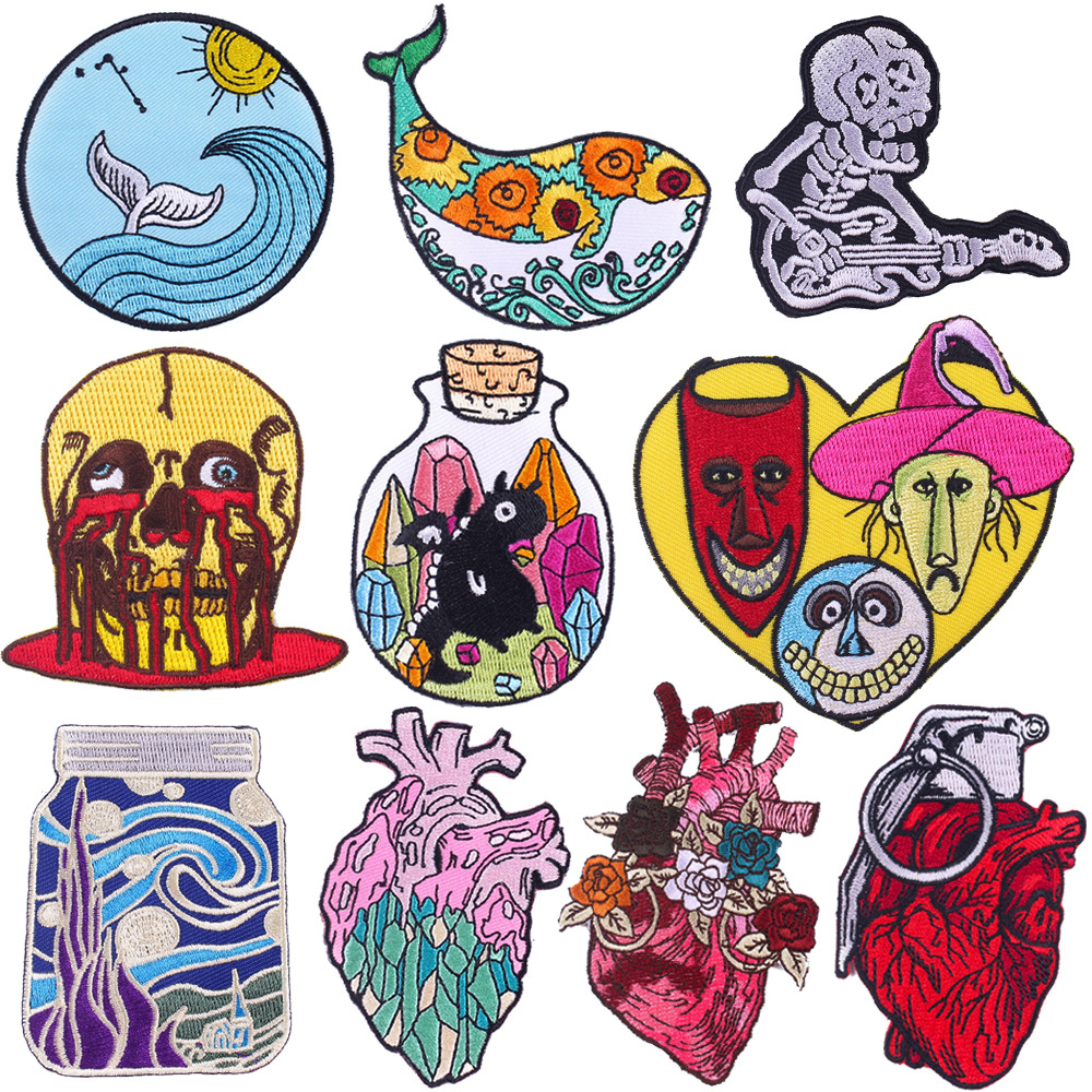 embroidery cloth sticker embroidery clothing accessories DIY decorative Patches sticker