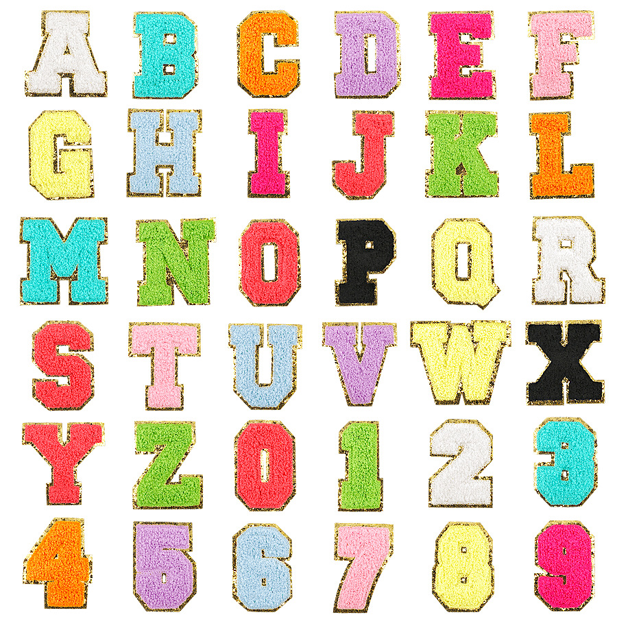 Patches sticker clothing sequbadge embroidery label embroidery cloth sticker