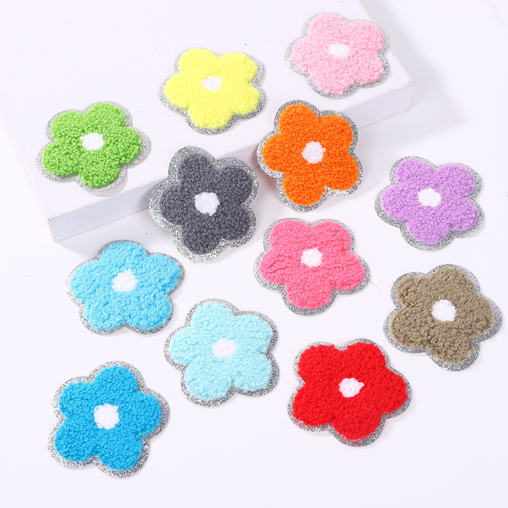 embroidery label flower sticker embroidery cloth sticker embroidery flower cloth sticker Patches sticker embroidery sticker small
