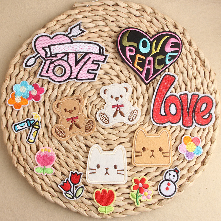 hat sock cloth sticker cartoon cloth sticker baby cloth sticker embroidery clothes sticker Patches sticker clothes decoration clothing accessories