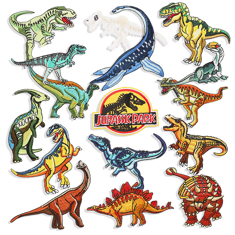 cartoon dinosaur embroidery cloth sticker accessories clothing bag jewelry embroidery Patches sticker