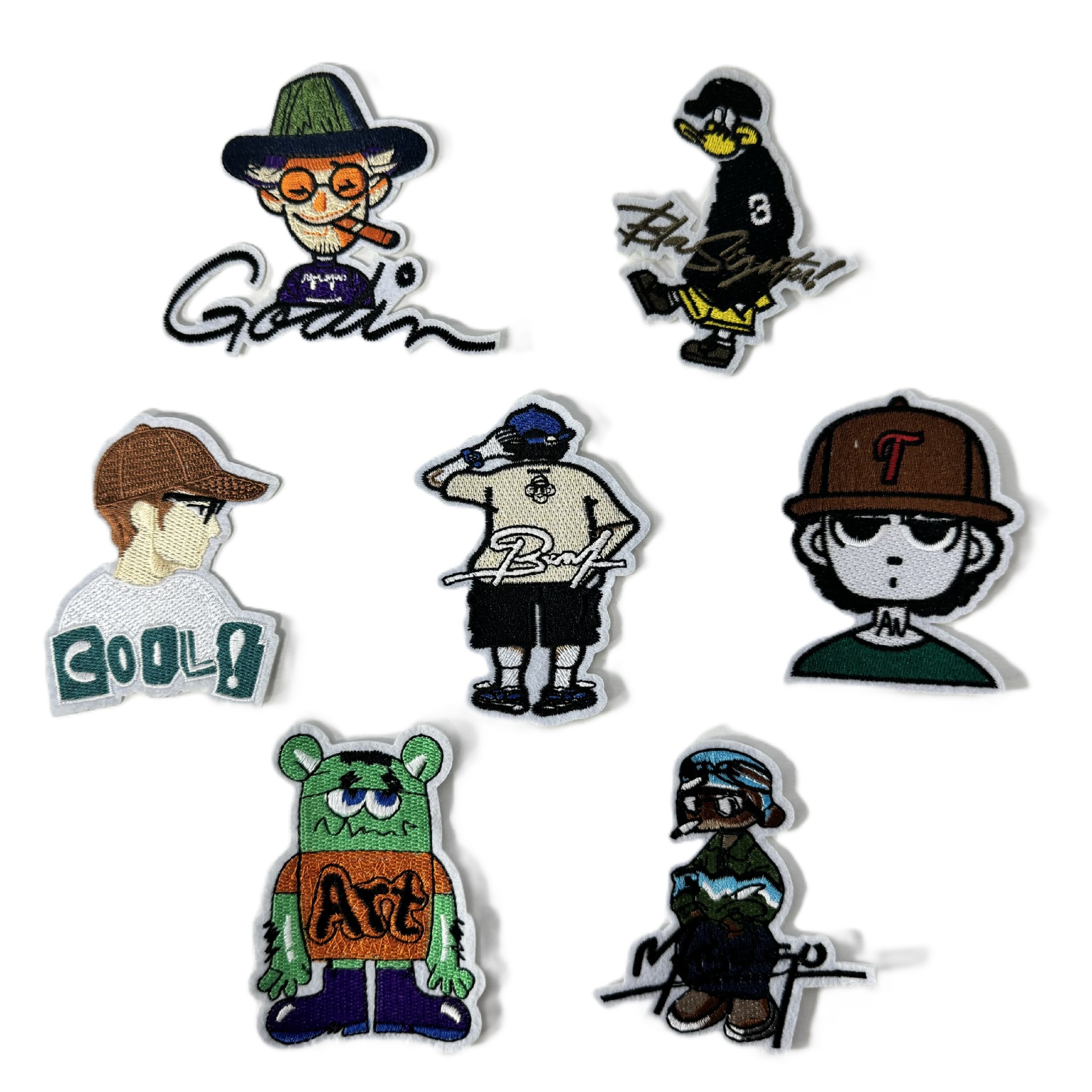 embroidery cloth sticker embroidery ironing clothing accessories self-adhesive embroidery sticker clothes patch