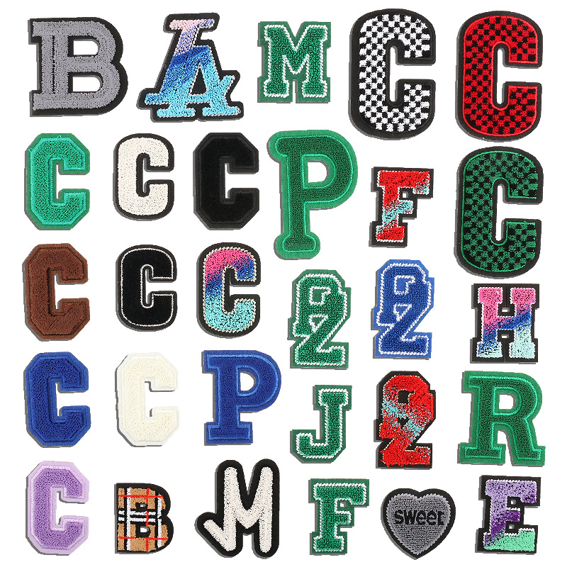 Embroidery Cloth Sticker Clothes Bag Accessories Embroidery Clothing Patches Sticker