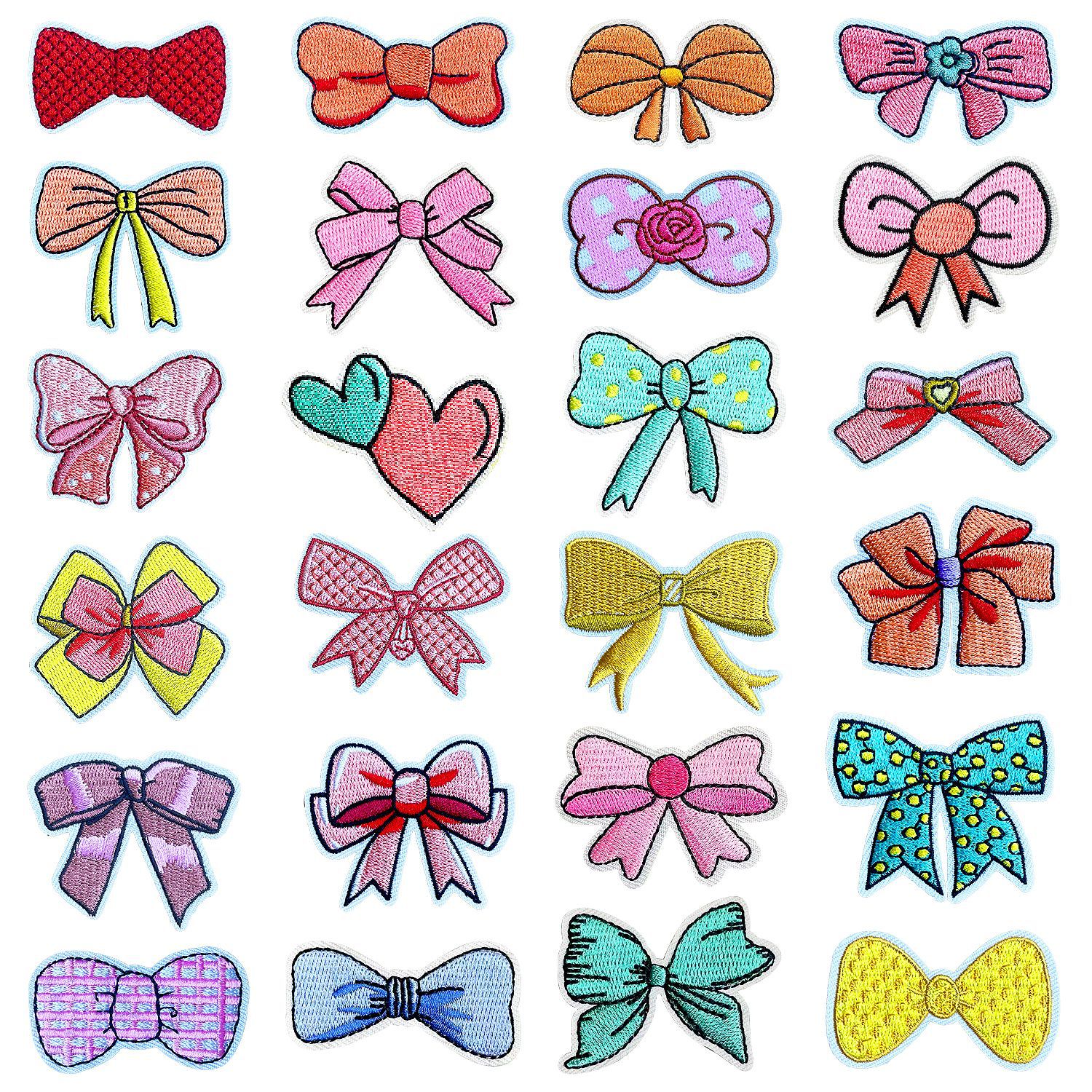 Embroidery Patches Sticker Red English Letter Hat Bag Computer