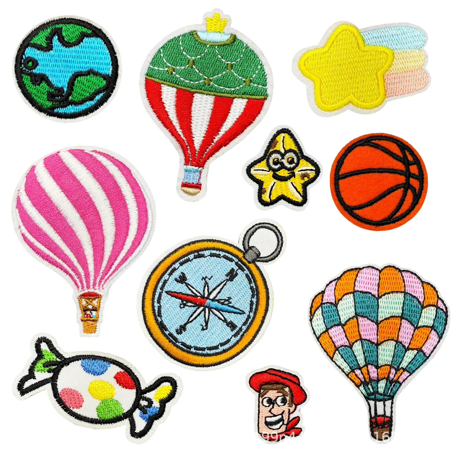 cloth sticker embroidery compass Patches sticker