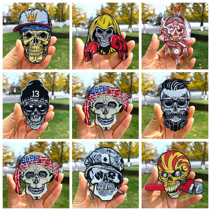 embroidery iron on patches Patches stickers DIY jacket T-shirt accessories