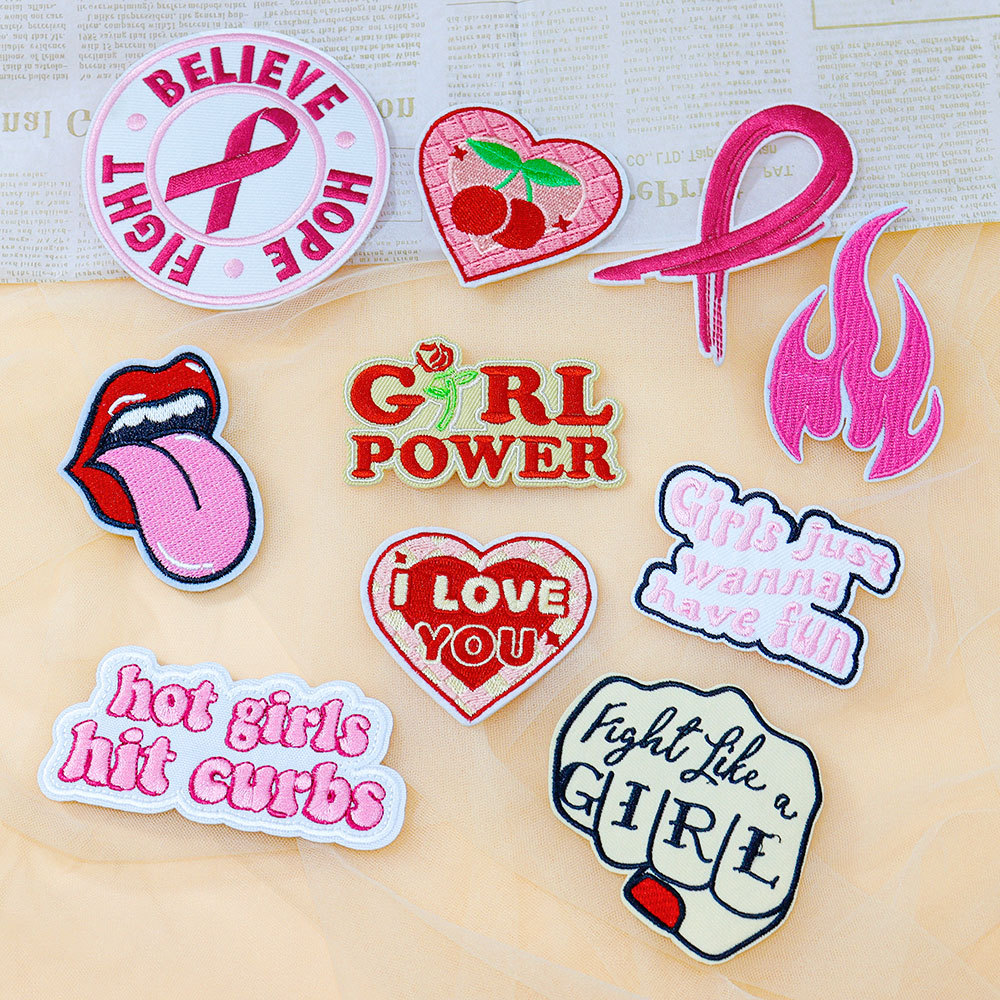 Clothes cloth sticker cute jacket Patches sticker washable cloth embroidery cloth sticker large cherry embroidery sticker