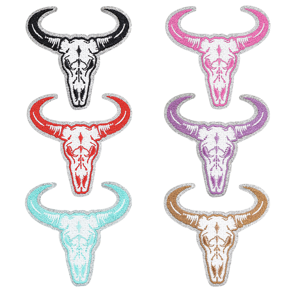 Getley cow head cloth sticker clothing accessories Patches sticker washable embroidery seal decoration