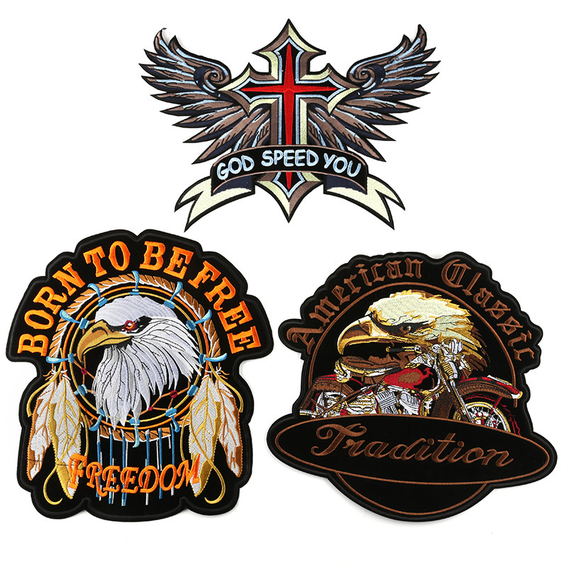 cloth sticker locomotive clothing accessories clothing accessories adhesive backing,eagle letter large Patches cloth sticker