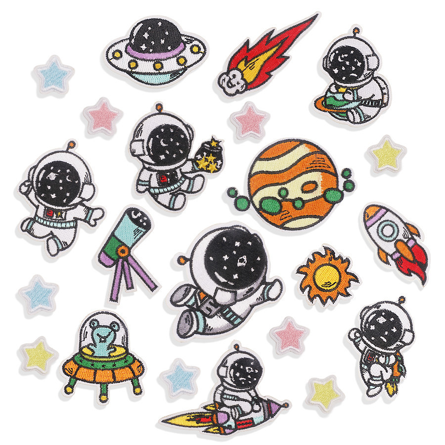 cartoon star embroidery cloth sticker hat sock clothing ironing sticker embroidery Patches sticker