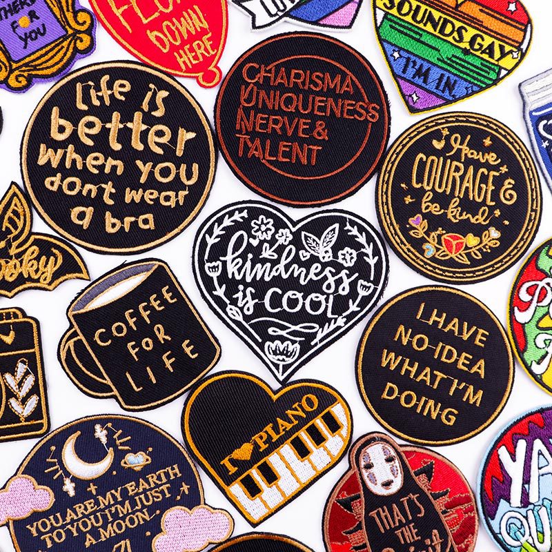 cartoon feminist embroidery cloth sticker embroidery DIY celebrity quote T-shirt Patches sticker