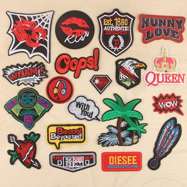 badge cloth sticker embroidery sticker Patches sticker hole sticker sewing sticker ironing sticker clothing sticker