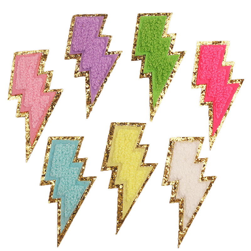 colored embroidery cloth sticker clothes bag  ironing Patches sticker