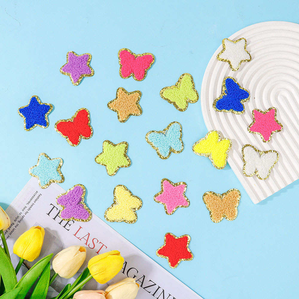 Cloth sticker embroidery sticker clothing accessories cloth embroidery cartoon sticker sticker washable