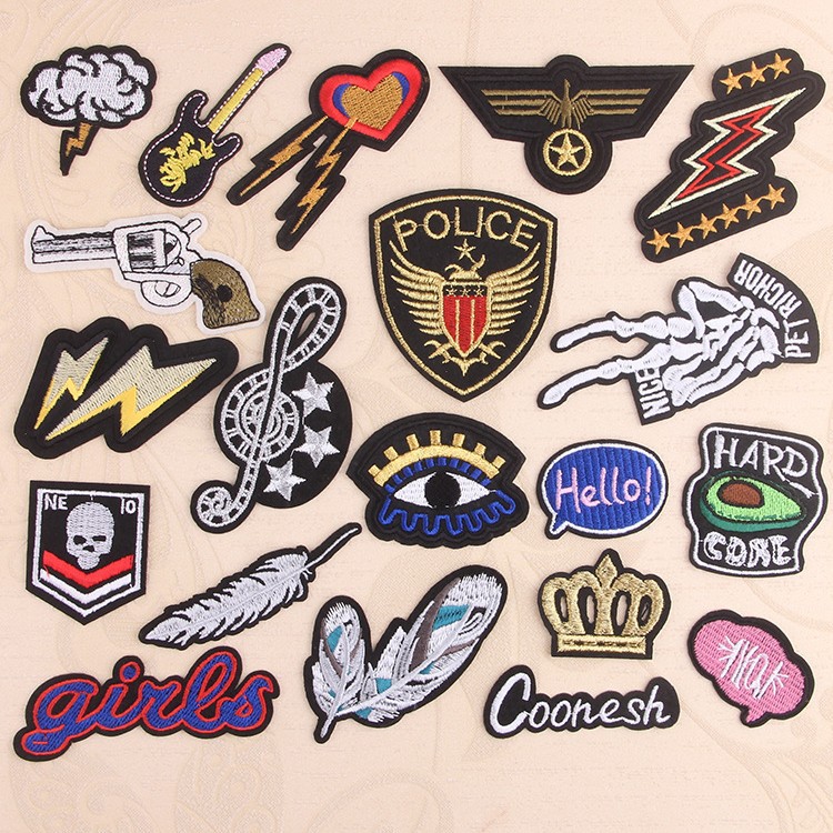 Badge cartoon embroidery Patches cloth sticker flower clothing accessories clothes bags and other DIY decorative accessories