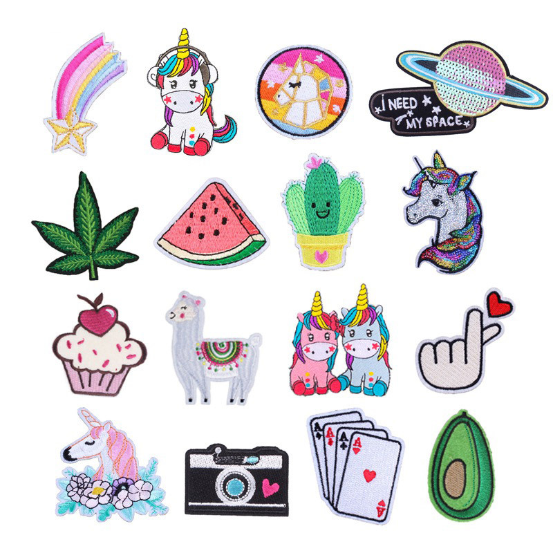 cartoon embroidery iron on patches embroidery clothing Accessories iron on patches decorative stickers,