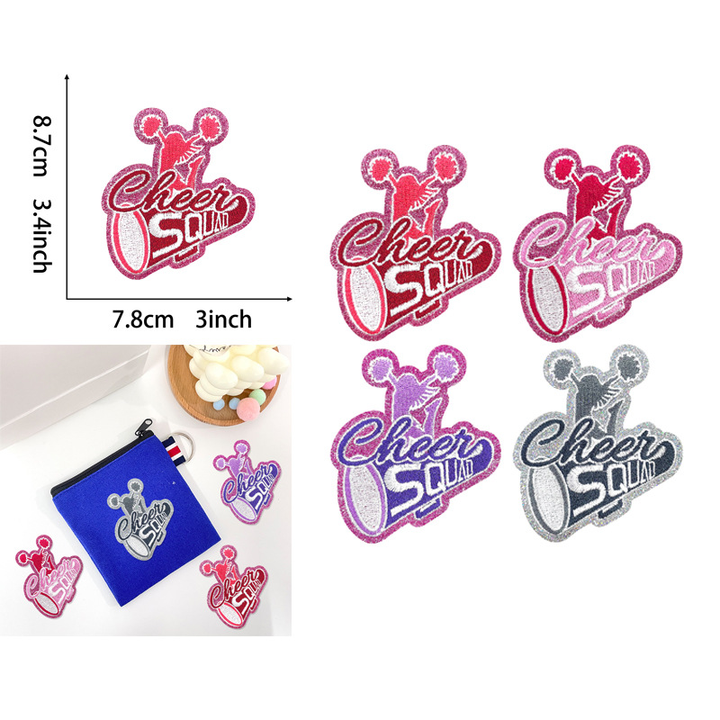 Cheerling team cheerleading Patches embroidery gretel embroidery badge ironing cloth sticker DIY
