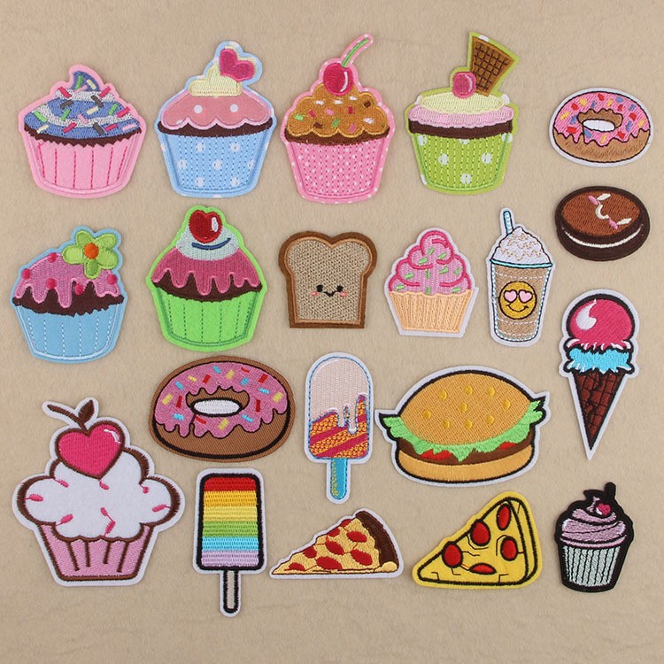 embroidery cloth label decal clothing accessories cloth sticker Patches sticker ironable sewing clothes pants decorative accessories