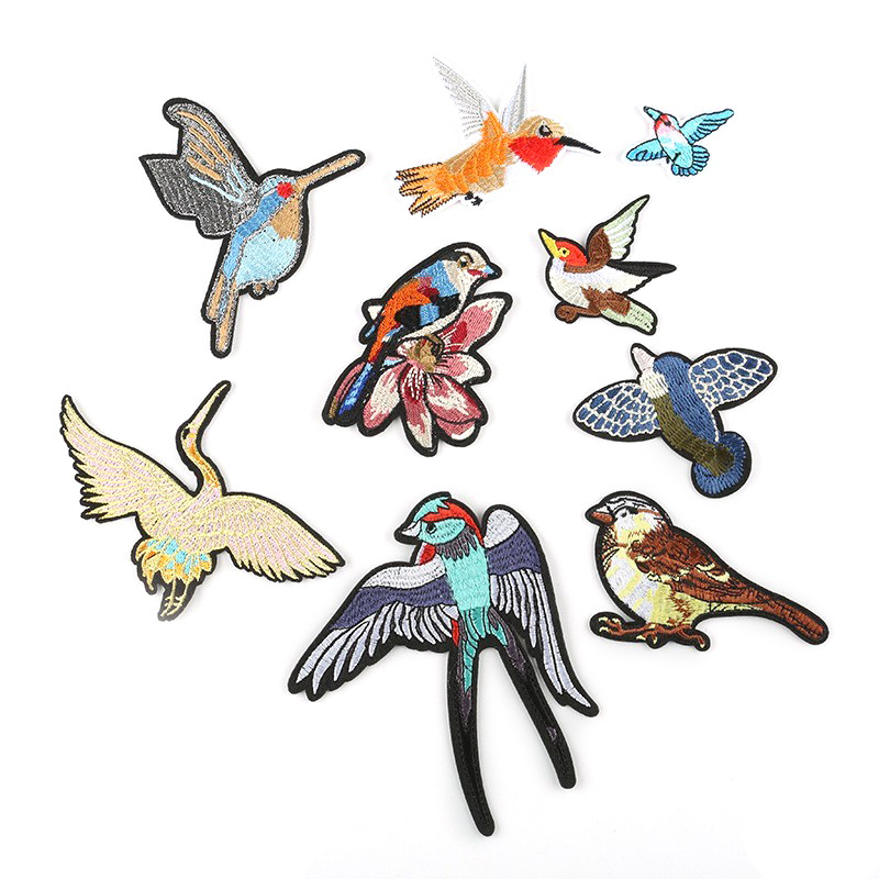 Embroidery sticker badge clothing accessories animal bird Patches sticker jewelry accessories luggage accessories embroidery cloth sticker