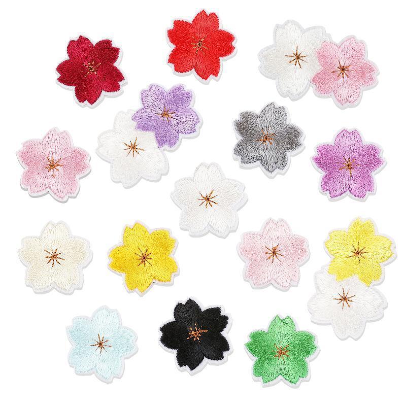 flower embroidery sticker clothing accessories decorative bag cloth sticker, Patches sticker