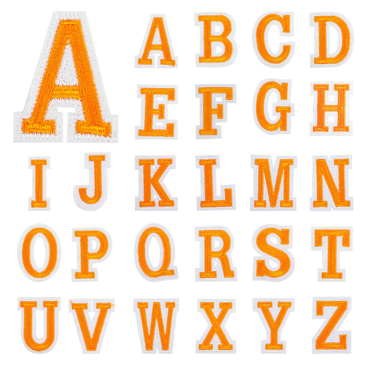 Cloth sticker self-adhesive 26 letters cloth sticker Patches sticker washable sticker large area