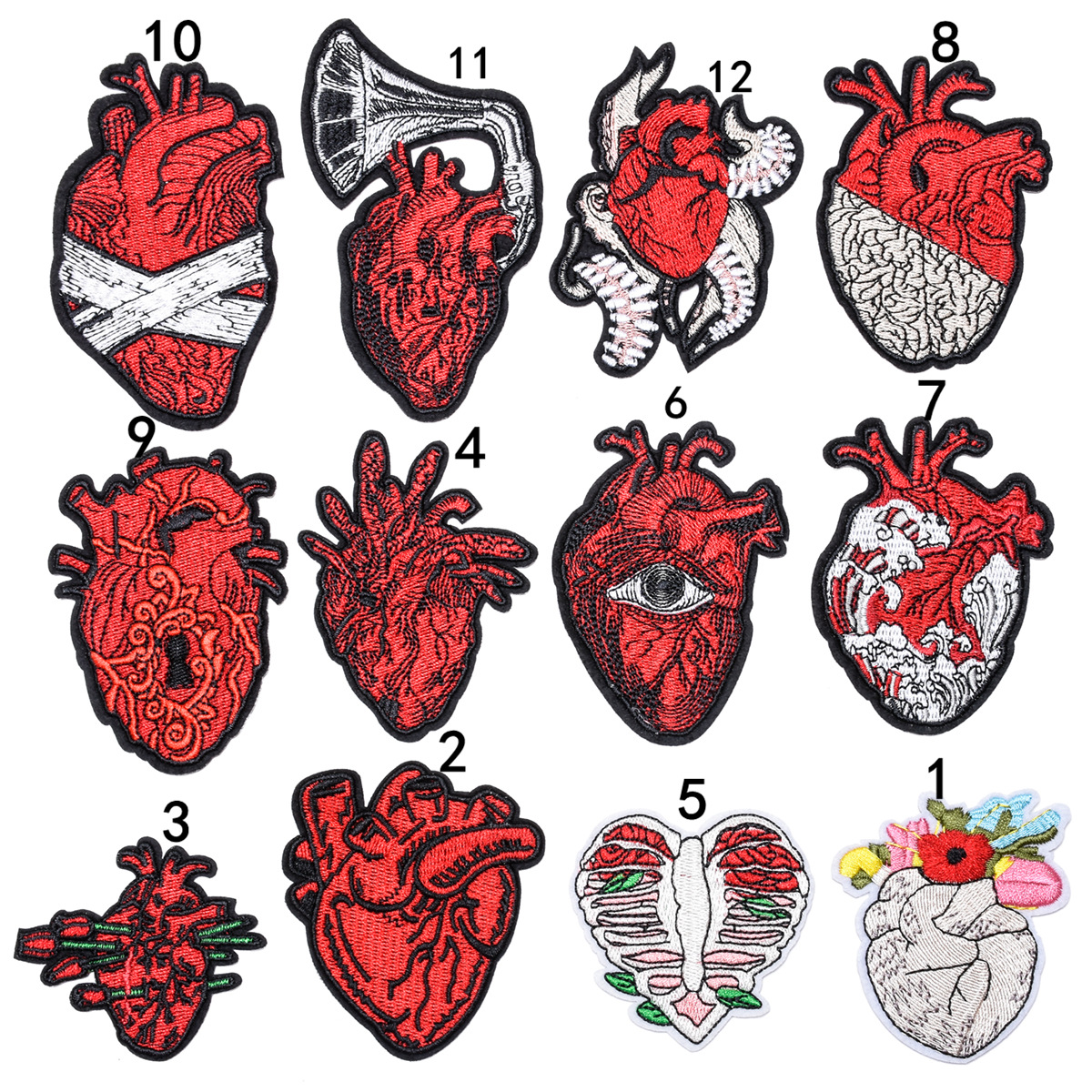 logo badge processing adhesive patch sticker clothing accessories badge heart cloth sticker