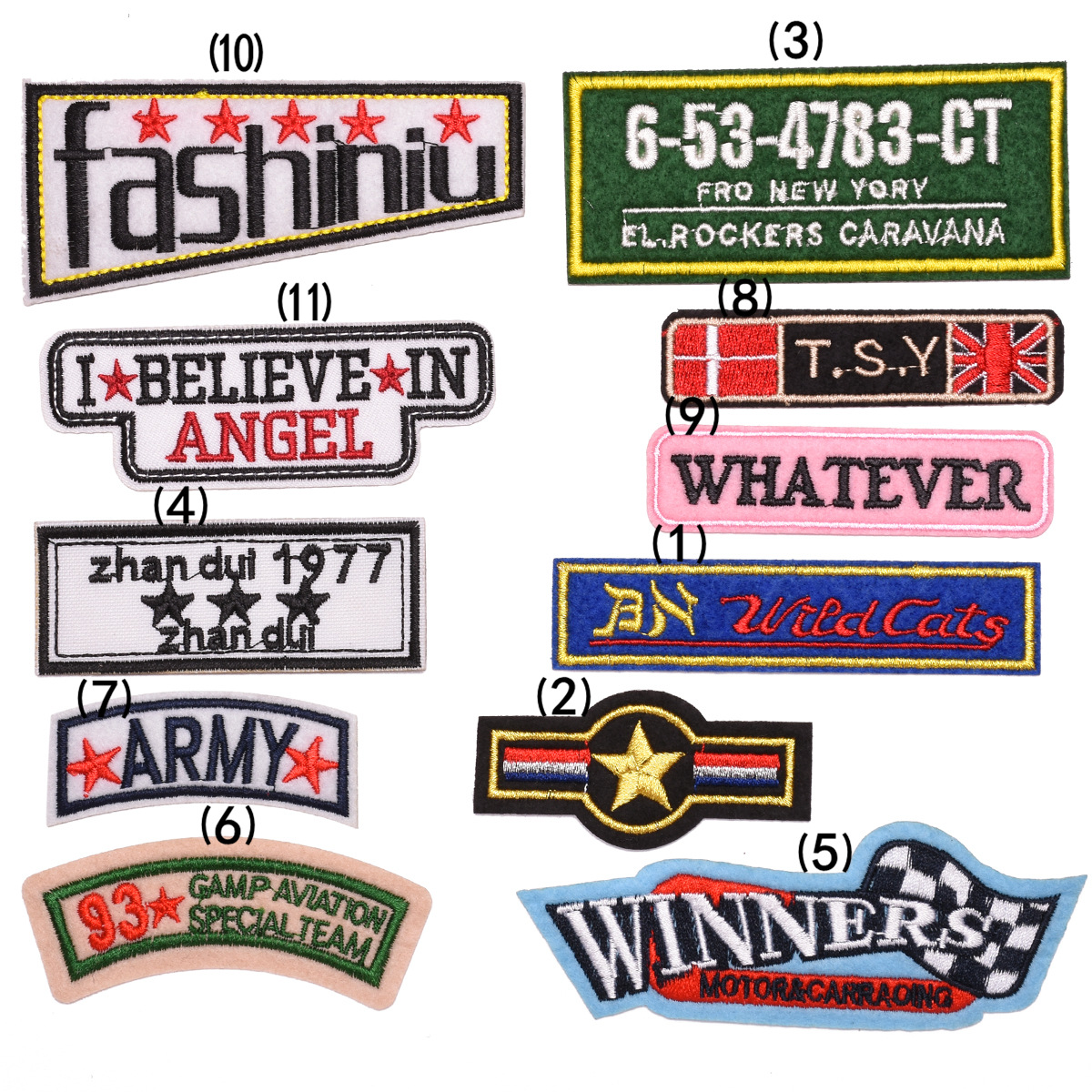 Embroidery Badge Patch Badge Clothing Shoes and Hats Accessories Badge Cloth Sticker