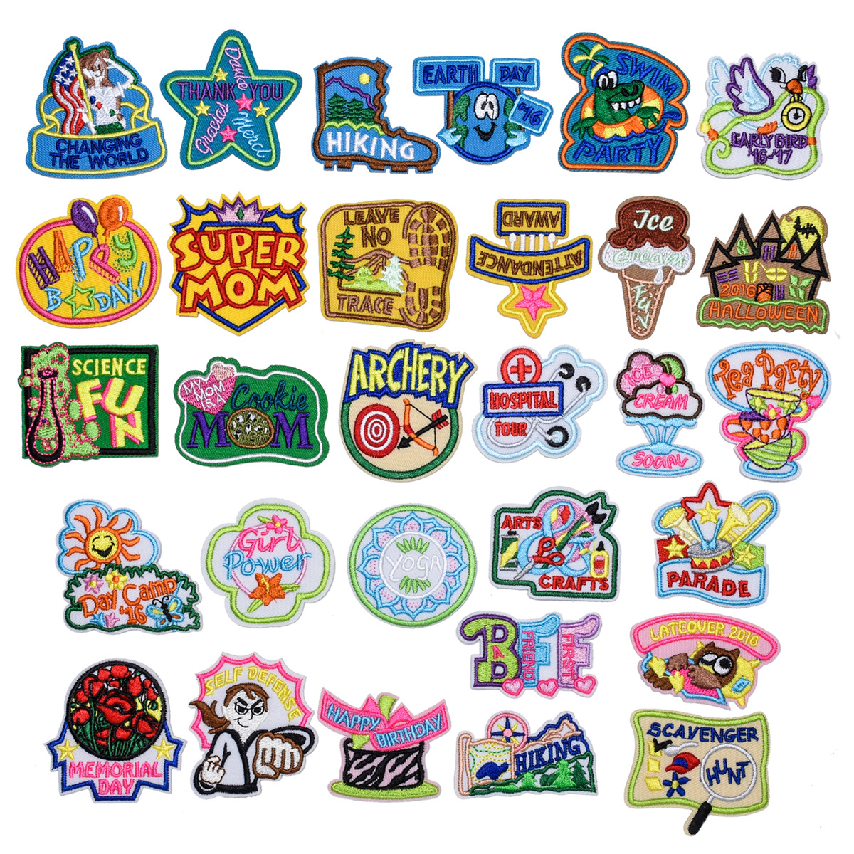 animal and plant cloth sticker clothing accessories label shoe and hat decoration letter badge patch sticker