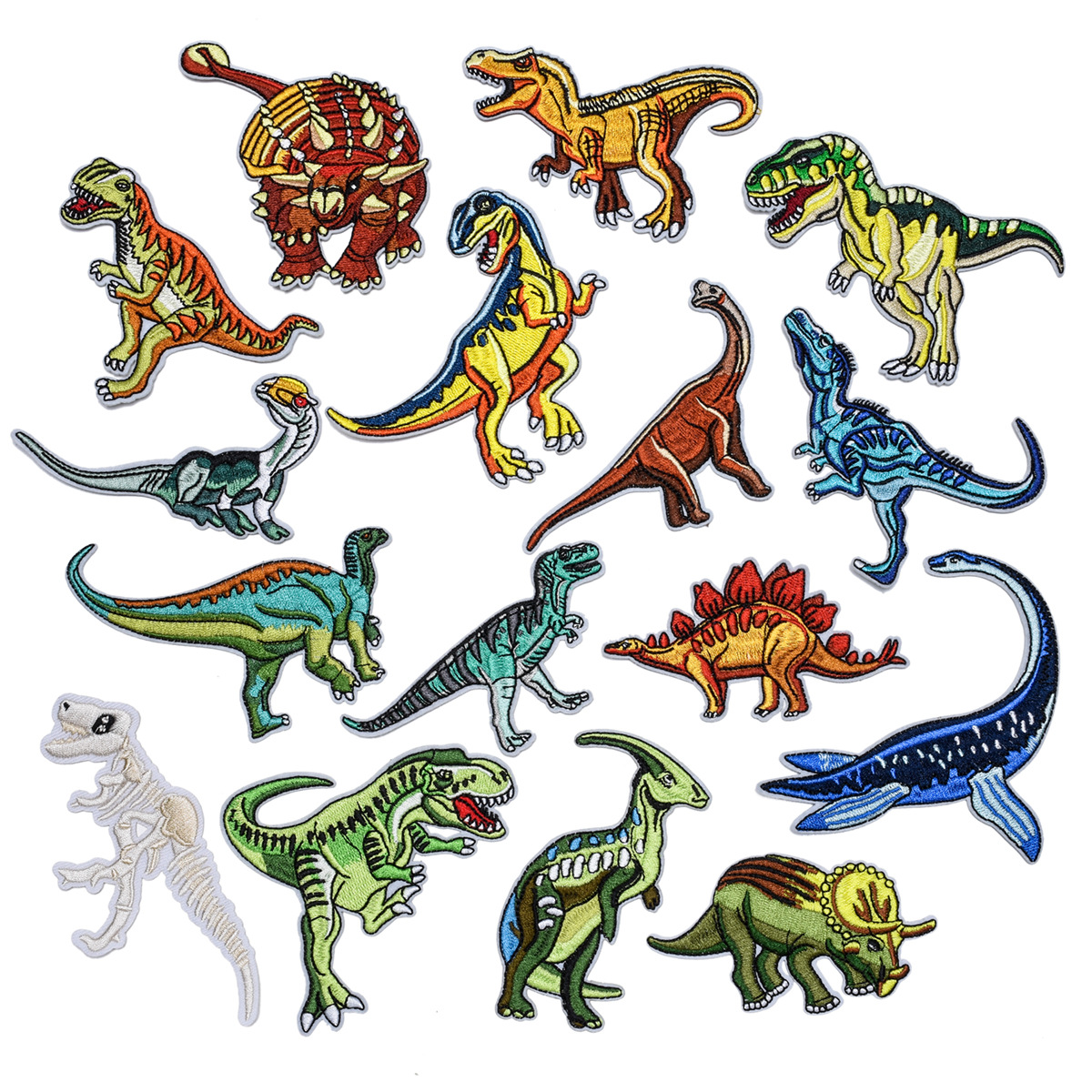 animal cloth sticker Jurassic dinosaur Tyrannosaurus rex clothing accessories decorative patch sticker