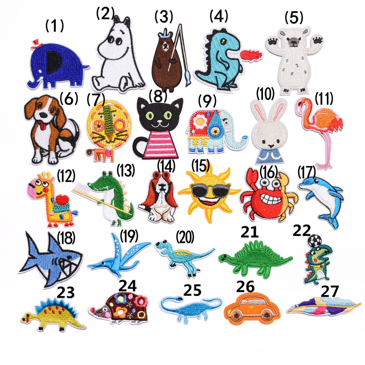 embroidery cute little cartoon animal cloth sticker full clothes decoration chapter patch label label
