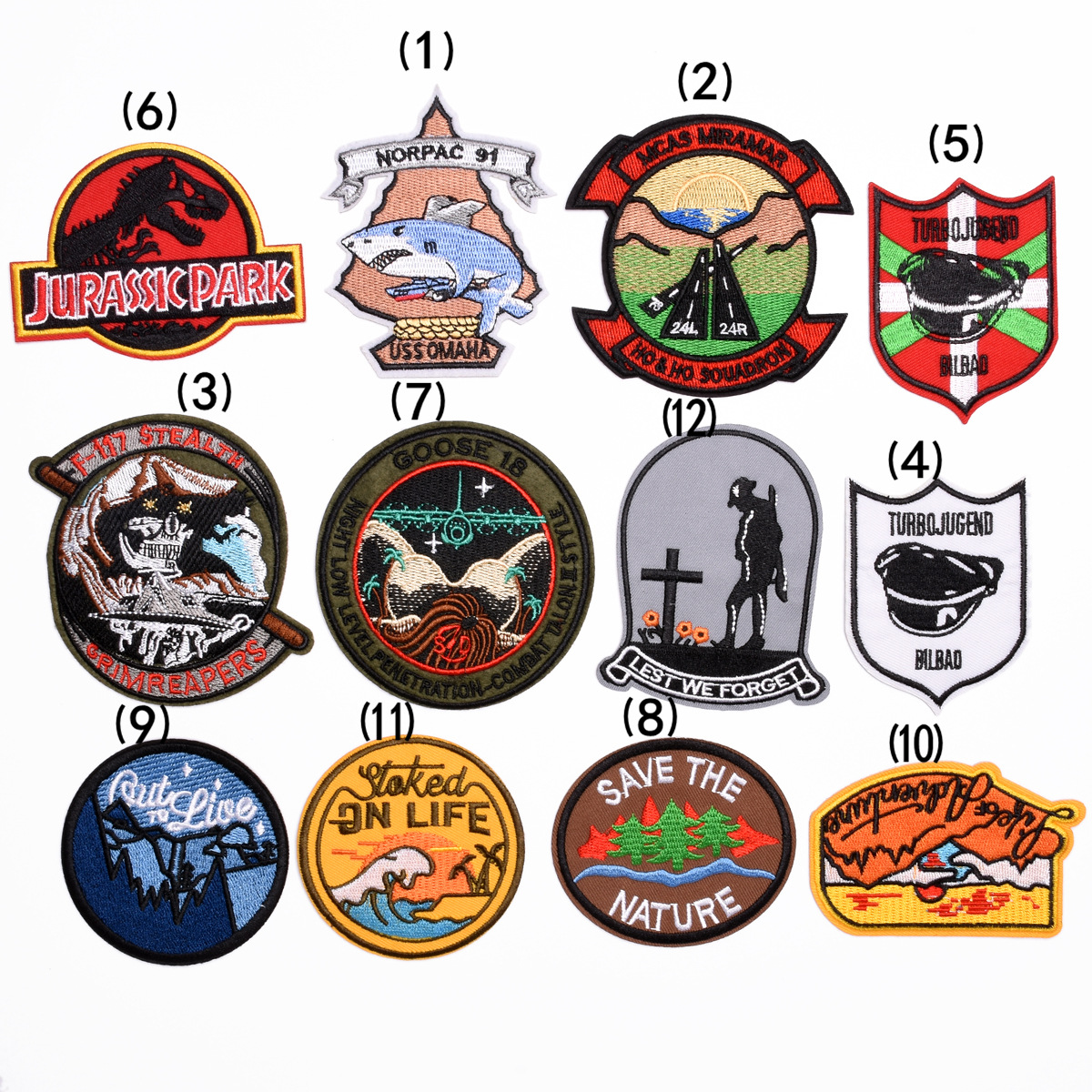 embroidery badge cloth sticker decorative clothes sticker patch sticker sewing and ironing simple patch sticker