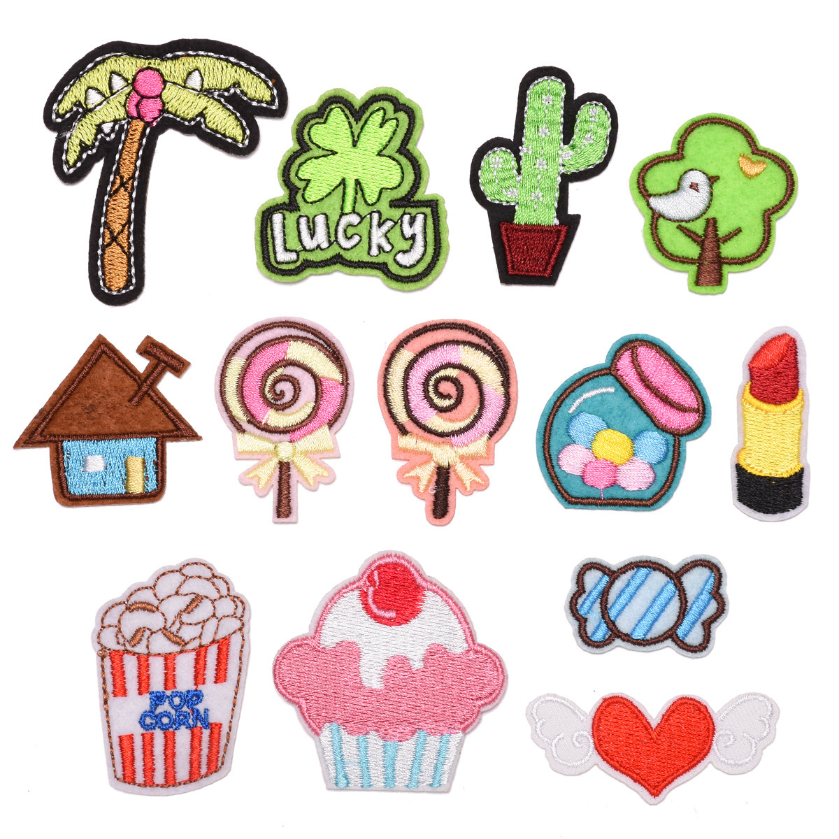 Children's clothes sticker patch sticker sticker down jacket repair hole cartoon tide brand badge cloth sticker