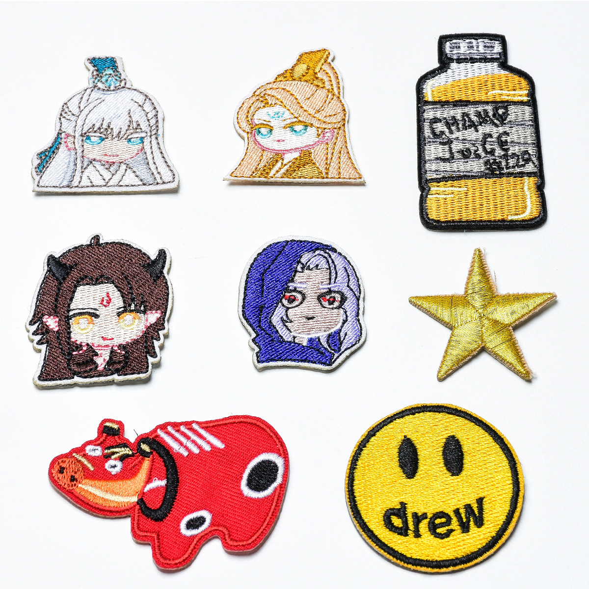 cartoon self-adhesive cloth sticker cartoon character patch sticker sticker clothes jeans hole repair sticker