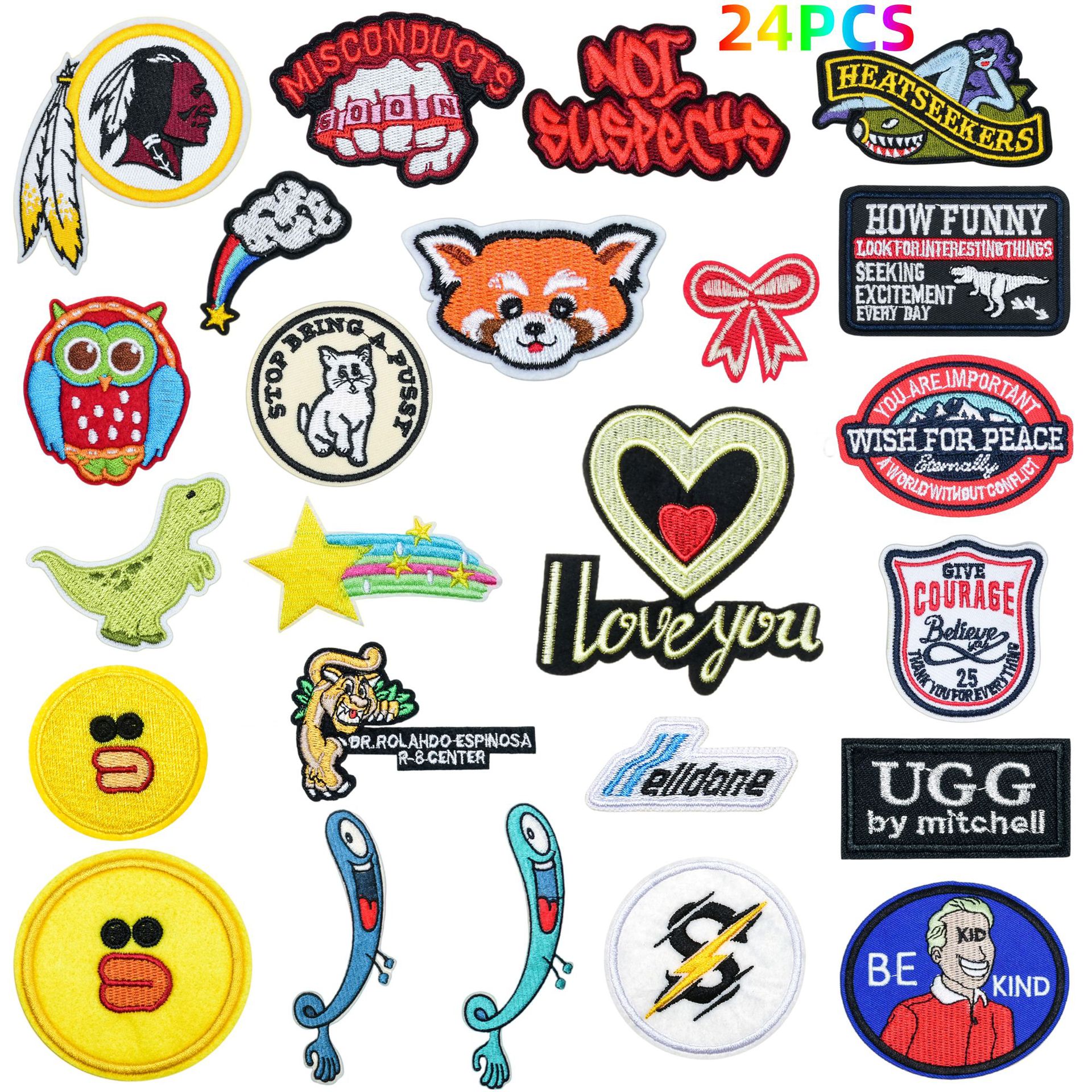 mini small badge embroidered cloth sticker street tide brand down clothes T-shirt hat patch sticker