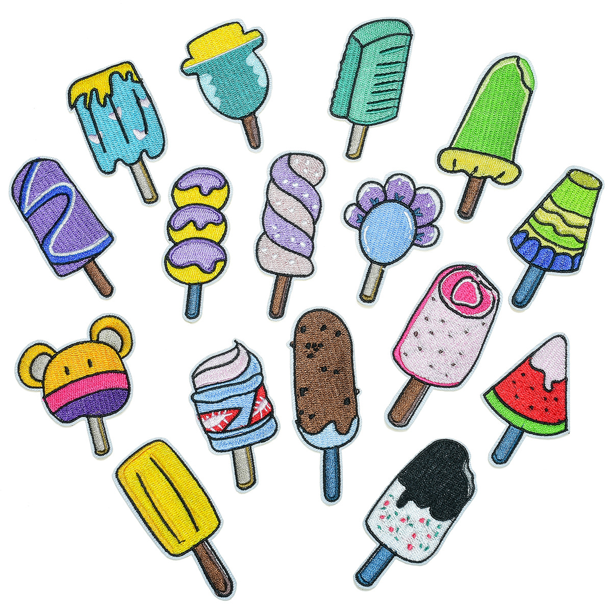 ice cream cloth sticker small fresh cartoon dessert ice cream clothing notebook DIY sticker