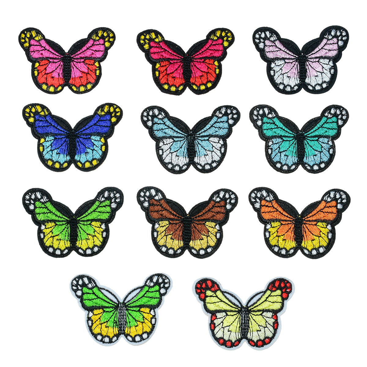 Embroidery Cloth Sticker Label Cartoon Butterfly Set Patch Sticker  Express Chapter Boy