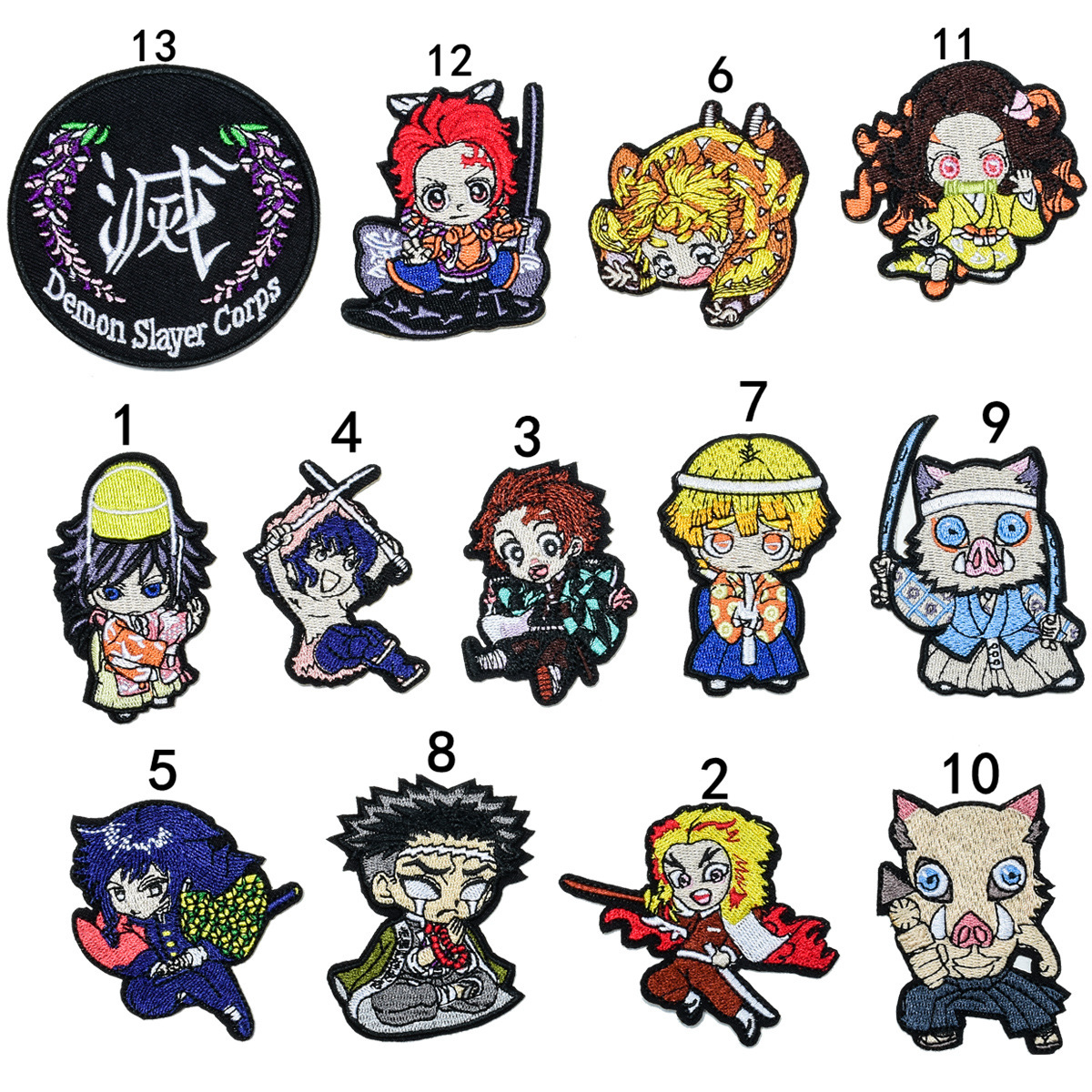 Quality Japanese Cartoon Anime Character Peripheral Clothing Cloth Sticker