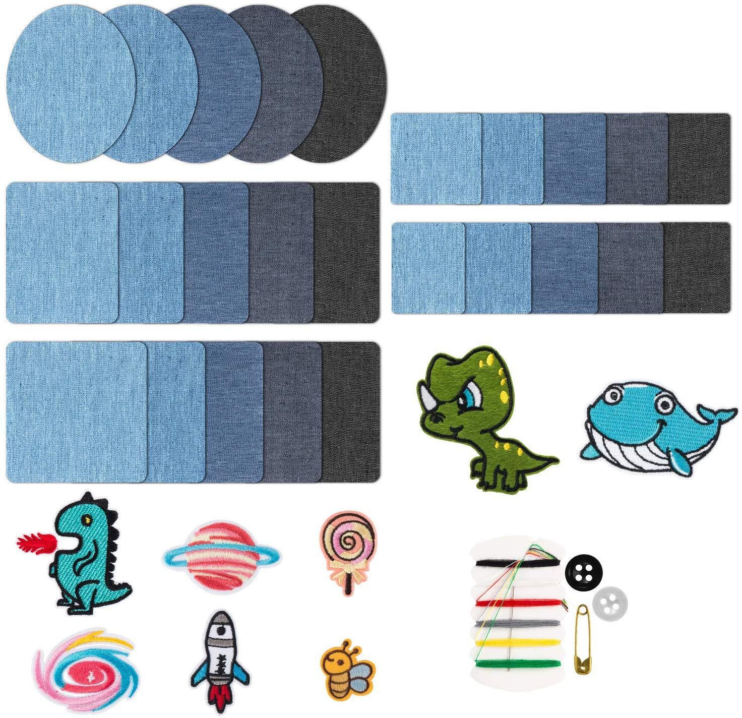 Twill elbow sticker, shirt jacket cloth sticker, elbow sticker, pants knee patch sticker, adhesive backing, random cutting sticker